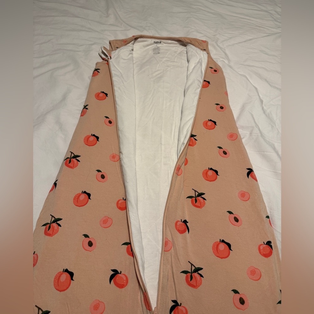 Kyte BABY Peach Pattern Kids Sleep Sack 1.0 tog - Picture 4 of 5